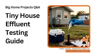 Tiny House Septic Effluent Grab Composite Testing Tips
