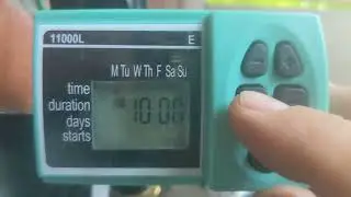Galcon 11000LE battery irrigation timer programming tutorial
