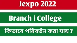 Jexpo 2022 Counselling College and Trade Transfer Process