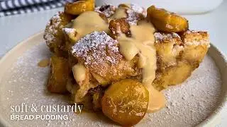 Best Banana Bread Pudding 🍌 Soft, Custardy, & Comforting