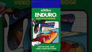 O Dark Souls (de corrida) do Atari?? #enduro #atari #retrogaming #shorts