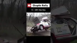 Big Rally CRASH!! 😵&zwj;💫 Citro&euml;n Visa #chopito  #crash #rally #rallye #chopitorally #carcrashes #fails