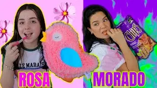 GUERRA DE COMPRAS ROSAS VS MORADAS CON NATALIA | AnaNANA TOYS