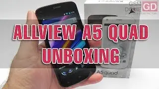 Allview A5 Quad unboxing (Affordable Quad core Phone) - GSMDome.com