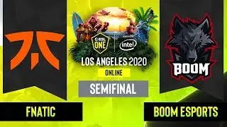 Dota2 -  Fnatic vs. BOOM Esports - Game 1 - SEA Semifinal  - ESL One Los Angeles