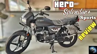 Hero Splendor Plus Sports edition review. Matt gray colour 🔥