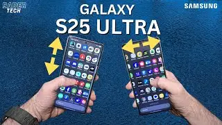 Замена вертикального меню приложений | Samsung Galaxy S25 Ultra