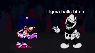 (im happy im improving lmao)suicide mouse vs Sonic.exe moment
