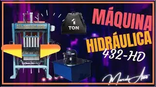 M&aacute;quina Hidr&aacute;ulica Mod. 432 HD &Oacute;tima produ&ccedil;&atilde;o Atlantica M&aacute;quinas e Comercio de Equipamentos