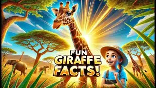 🦒 Amazing Giraffe Facts for Kids! 🌍 Fun & Educational Wildlife Adventure!
