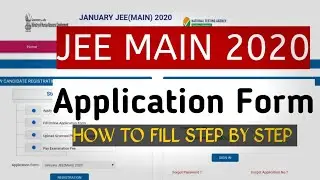 JEE Main 2020 Application Form Fee,  How to fill | Here are steps to apply online