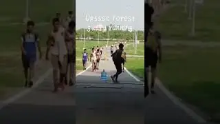 upsssc forest guard ki running ase hoti ha bhai logo 🏃 #upf#upf