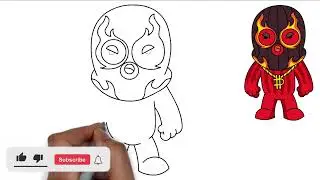 How To Draw Chamoy Big Dill From Fortnite | Easy Step by Step Drawing