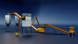 Recycling Plant 3D ANIMATION - Design Automation