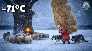Una viuda de 93 años y sus perros sobreviven solos en Siberia a -71 °C |supervivencia nómada