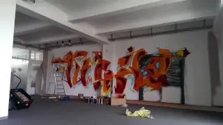 Graffitiauftrag Tumilo Style Timelapse
