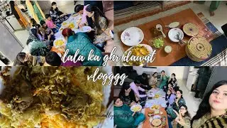 || lala ka ghr dawat☺️||yumi spicy 🥵 biryani|| EPISODE #219 || pakivlog || SGVLOG ||🥰
