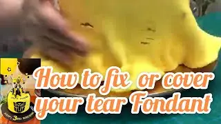HOW TO FIX TEAR FONDANT I TRANSFORMER CAKE PART-2 #glynettescake