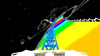 Mario Kart 64 Rainbow Road Coaster onride NoLimits 2 HD @60fps