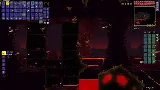 Jogando Terraria, minerando no nether e noc goblin pt8