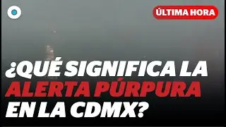 &iquest;Qu&eacute; significa la alerta p&uacute;rpura en la CDMX? Aqu&iacute; te contamos | Reporte Indigo