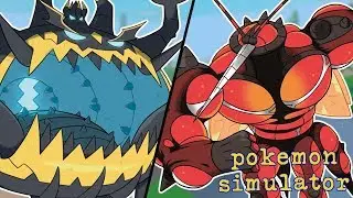 CATCHING BUZZWOLE AND GUZZLORD IN POKEMON SIMULATOR!