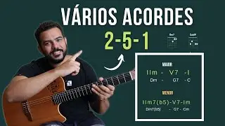 QUE TAL MUDAR OS SEUS ACORDES 2-5-1 NO CAMPO HARMÔNICO?SEGREDO REVELADO!