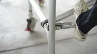 Aluminum scaffold horizontal brace