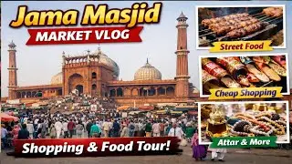 Jama Masjid Market Vlog Hindi | Delhi Old Market Experience