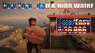 World War Z - New York: Hell and High Water (Solo, Easy) Speedrun [