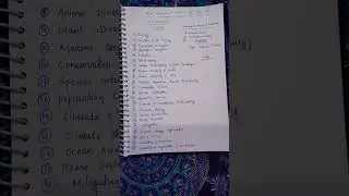 Most Important topics on Environment and Ecology|| OPSC 🥰 OAS Exam. Beginner be ready 👆👆