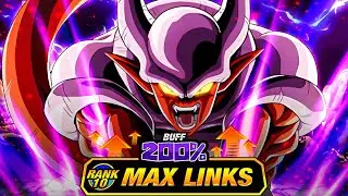 200% LEADER SKILL BUFF! LEVEL 10 LINKS 100% LR SUPER JANEMBA! (DBZ: Dokkan Battle)