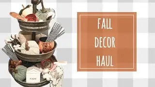 FALL 2017 DECOR HAUL! | target dollar spot , homegoods , hobby lobby !