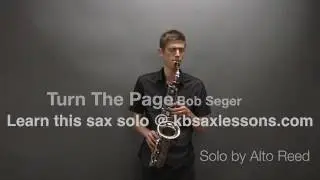 Turn The Page - Sax Solo