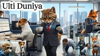 Animals Acting Like Humans 😂 | Humans Crawling Like Animals | Reverse World | Animals Ran Offices?🐱