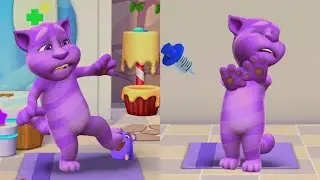 Funny Moment 😂 Purple Tom Be Like: Mujhe Nahi Chahiye Injection 😭#mytalkingtom2 