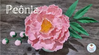 [EXCLUSIVO] - Peônia em PASTA DE NINHO - Mais ECONÔMICA que pasta de FLORES - Passo a Passo COMPLETO