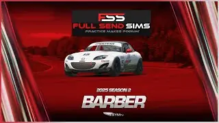 iRacing - Full Send Sims SMX Series 2025 S2 Round 11 - Barber