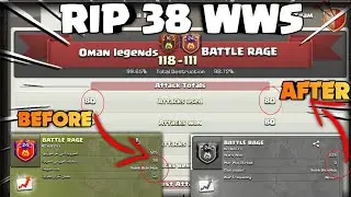 RIP 38 WWS ! OMAN LEGENDS vs BATTLE RAGE Tough Fight for WWS || 21 WWS vs 38 WWS I Clash of Clans