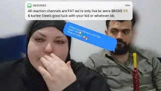 Chantal & Salah FAT SHAME reaction channels, going live for MOENY & Karlee Steels TEA #foodiebeauty