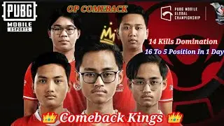 BTR Comeback With 14 Kills Chicken Dinner | PUBG MOBILE GLOBAL CHAMPIONSHIP 2020 FINAL |