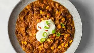 Spicy Beef Chilli Recipe 🌶️🔥 | Easy Homemade Beef Chili in 20 Minutes #beefchilli #restaurantstyle