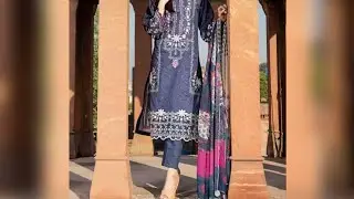 EMBROIDERED LAWN COLLECTION / lawn Suit collection 2022 /summer lawn collection