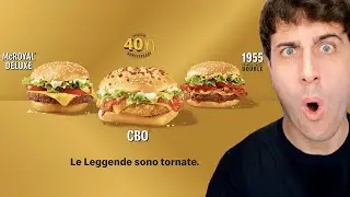 DOPO ANNI Mangio il CBO! Sono Tornati dei PANINI STORICI al McDonalds!