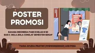 POSTER PROMOSI |  BAB 5 BOLA-BOLA COKELAT B. INDONESIA KELAS III SD