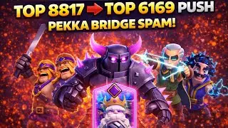 High Ladder Push in Ultimate Champion | PEKKA Bridge Spam Gameplay