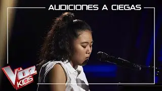 Chloe Casugo canta 'You are the reason' | Audiciones a ciegas | La Voz Kids Antena 3 2022