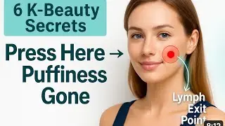 De-Puff Your Face Fast | 6 Acupressure Points for Anti-Aging & Lymph Drainage