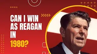 Attempting to win the 1980 election as Ronald Reagan