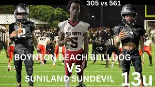 UPSET ALERT🎥 DOWN GOES THE #2 13U IN THE NATION🚨 BOYNTON BEACH BULLDOG 50 BOYS 🆚 SUNILAND SUNDEVILS🏡